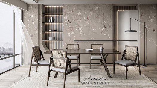 Фотообои в интерьере артикул ARCADIA 4, ARCADIA 1, Wall street