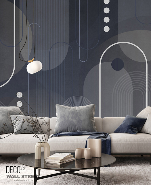 Фотообои в интерьере артикул DECO 25 42, DECO 25, Wall street