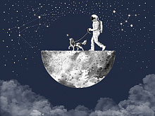 Фотообои космонавт Wall street COSMOS 25:1 Cosmos-25: 13 30813